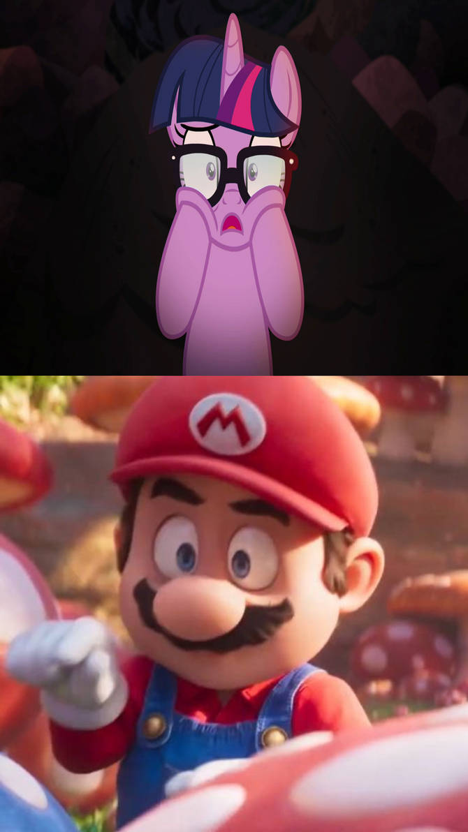 User15432 Mario is Shocked at Unicorn Sci-Twi! by user15432 on DeviantArt