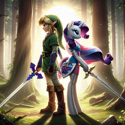 Link and Rarity (AI Image)