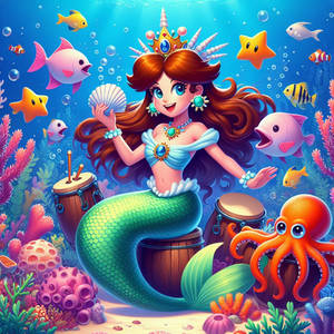 Mermaid Daisy (AI Image)