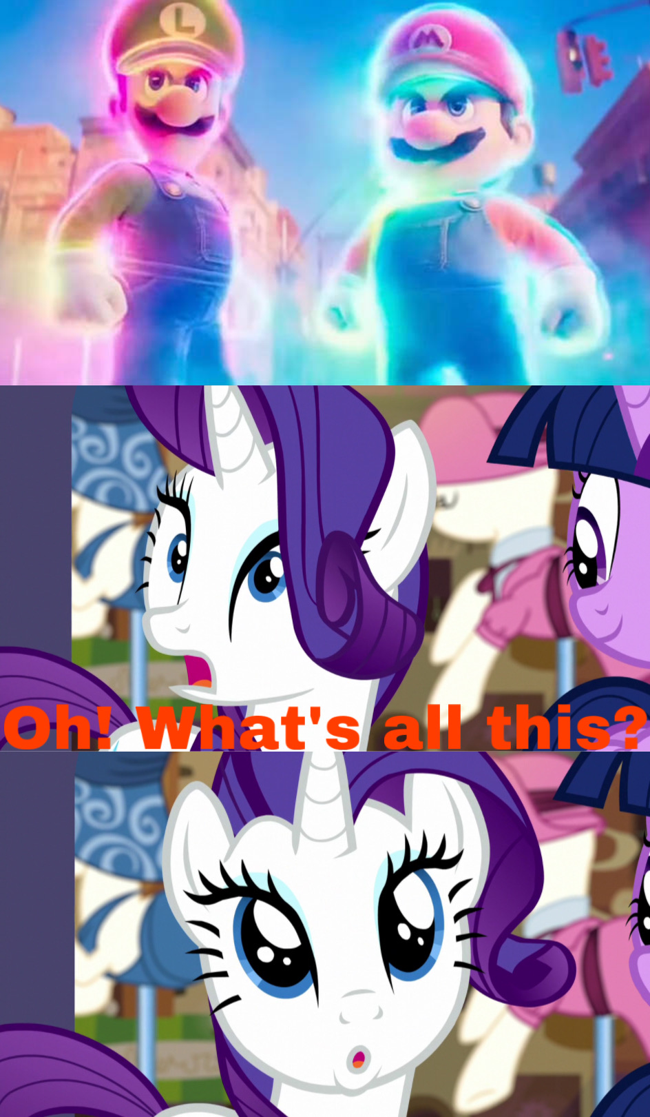 Mario Rarity Superstar Mario Bros. Amazed Rarity by user15432 on DeviantArt
