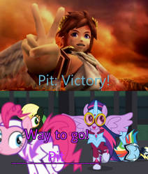 Twilight Sparkle is Proud of Pit by user15432