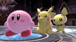 Kirby Pikachu and Pichu by user15432