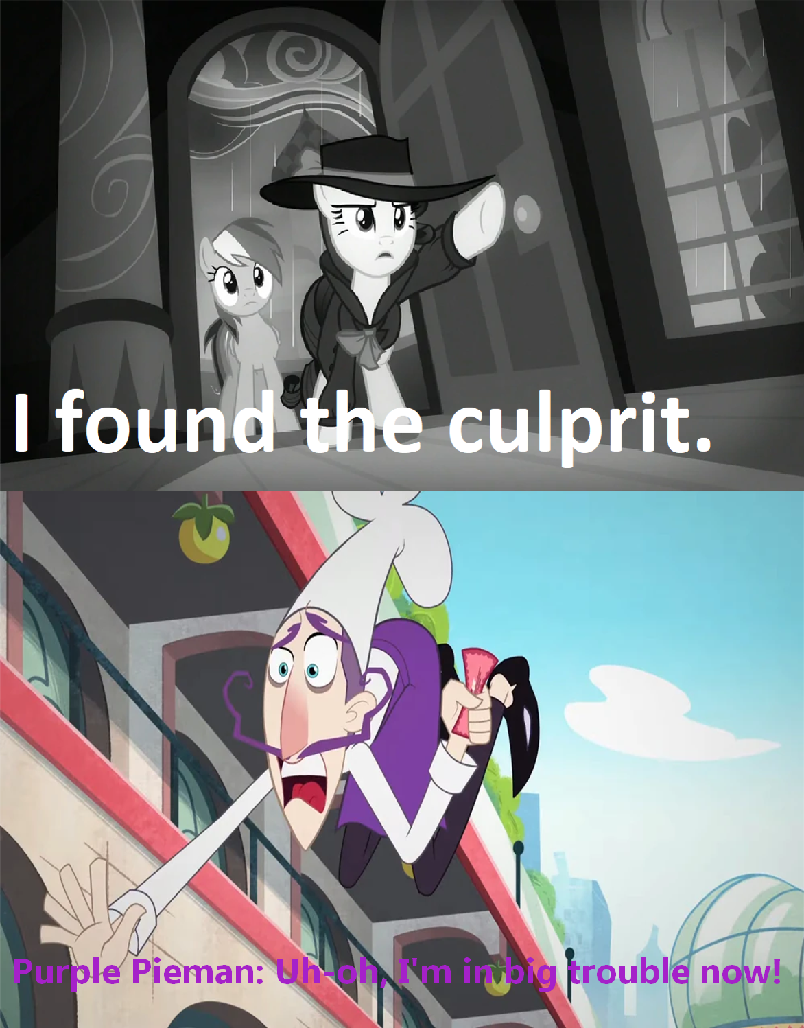 User15432 Rarity Catches The Peculiar Purple Pieman by user15432 on DeviantArt