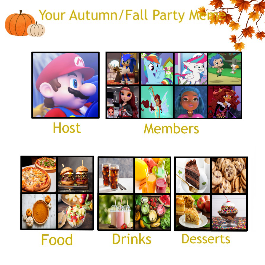 Mario Background Fall Mario's Autumn and Fall Party by user15432 on DeviantArt