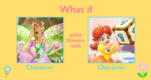 Flora Picks Flowers with Daisy