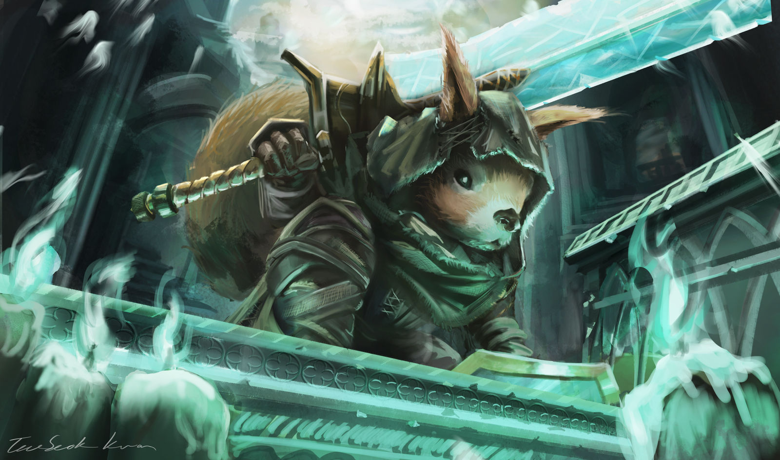 Squirrel Riding A Knight Squirrel knight by TerryKwon on DeviantArt