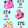 Cleffa, Igglybuff n Togepi - Pokemon Crystal Style