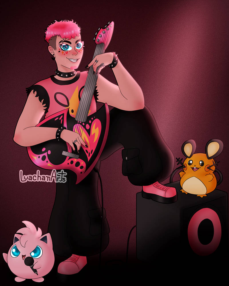Fairy Rocker Trainer - Pokemon Fanart by LuachanArts on DeviantArt