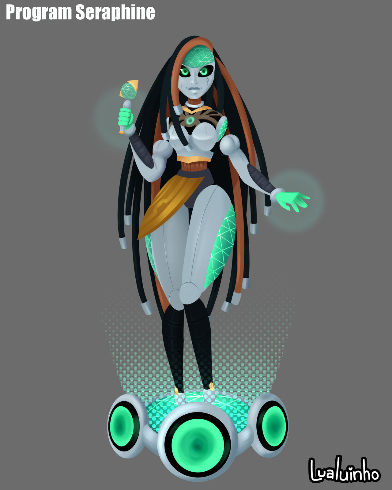 Program Seraphine - Skin Concept by LuachanArts on DeviantArt