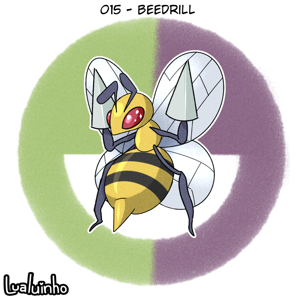 Beedrill Inflation 015 - Beedrill by LuachanArts on DeviantArt