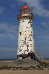 Prestatyn Talacre Beach Light House By Martin Lyne