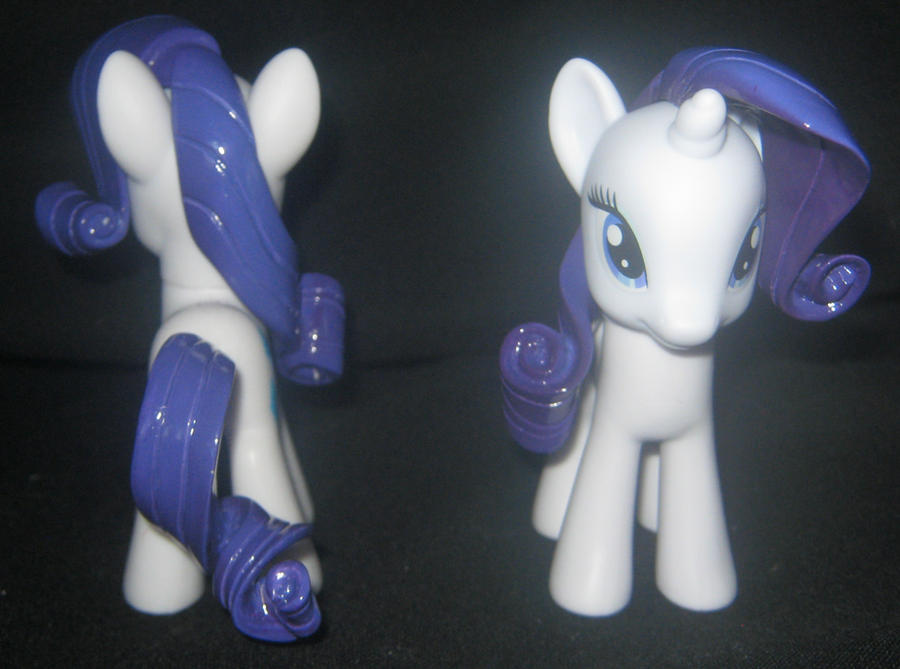 MLP Custom - Rarity Front/Back View by LilMisteek on DeviantArt
