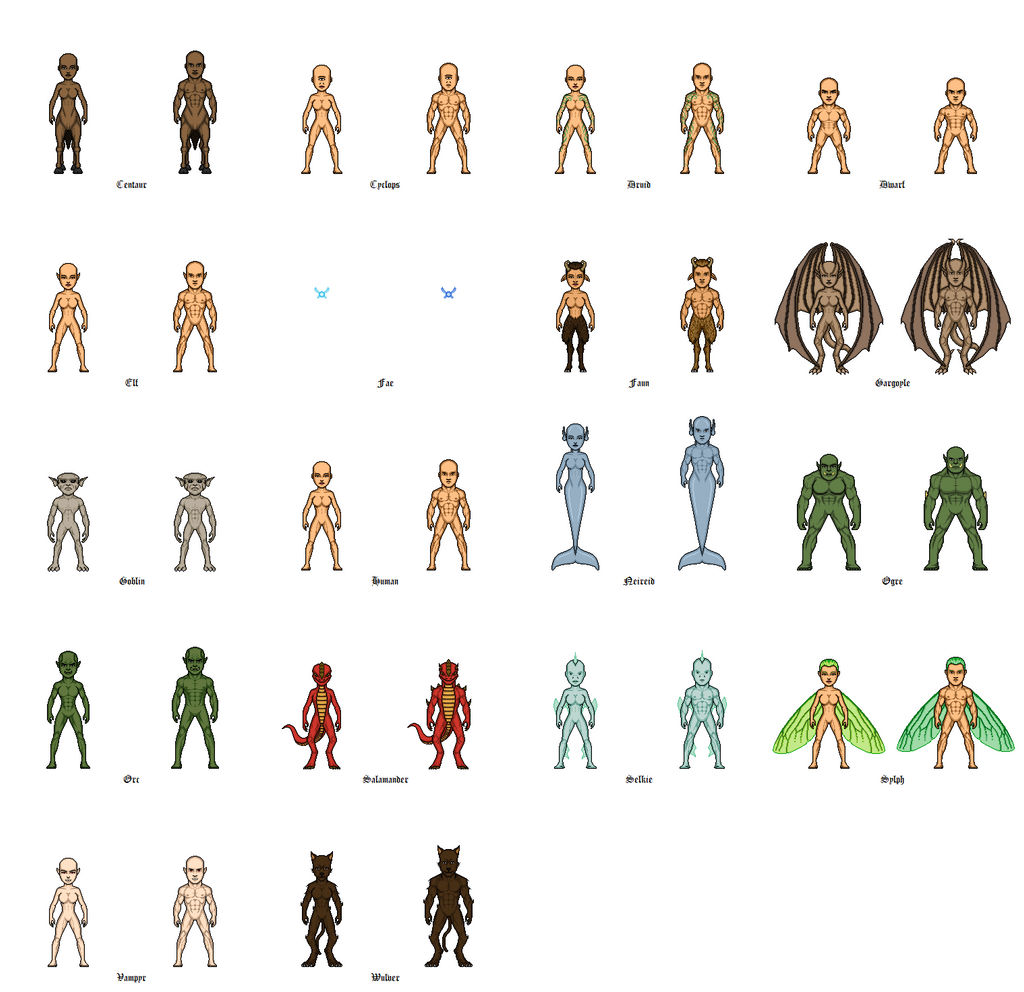 Interesting Fanasty Races Fantasy Project - Races by Bry-Sinclair on DeviantArt