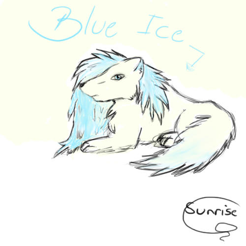 blue ice wolf by NightCrawler12 on DeviantArt