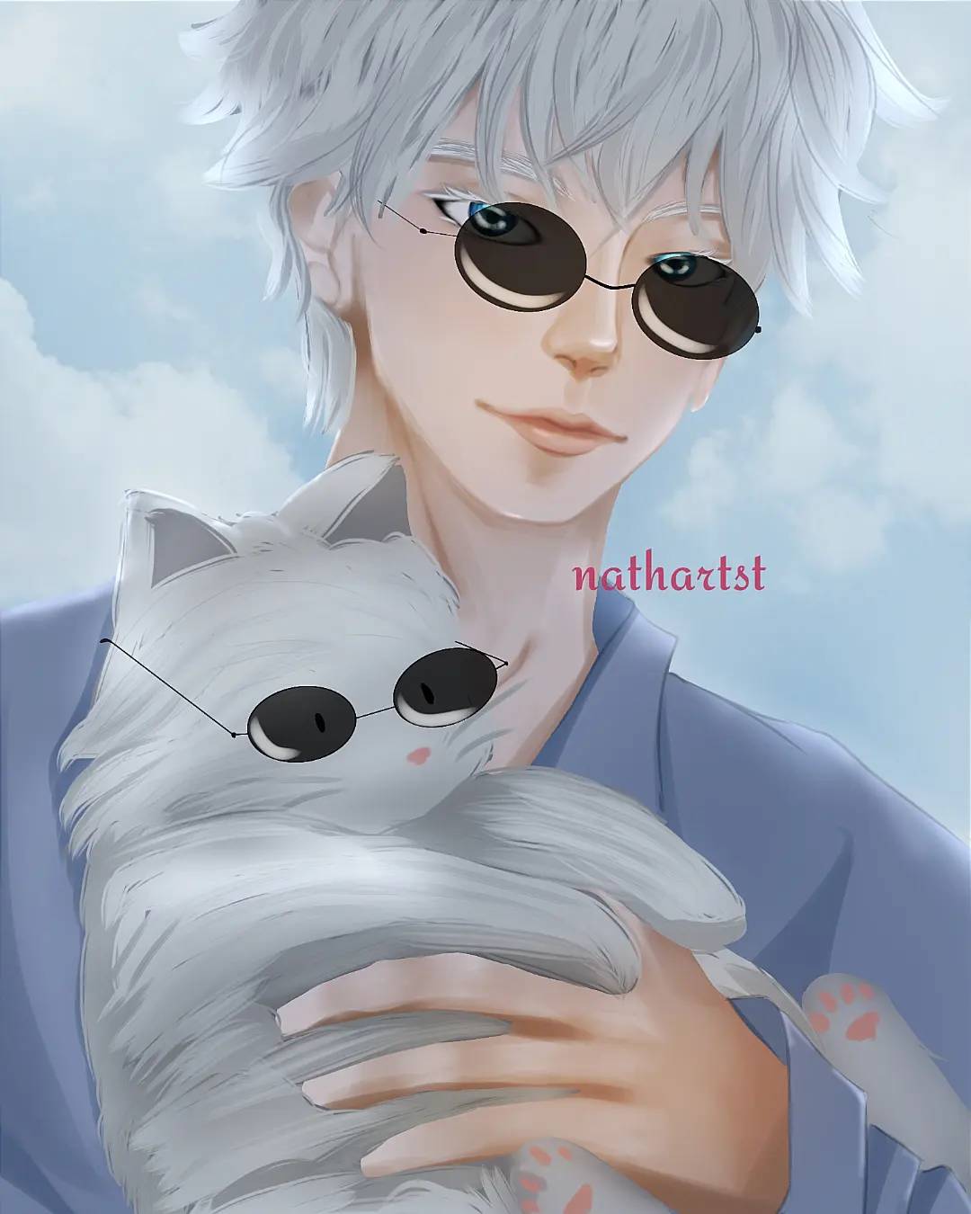 Gojo Satoru Fanart By Nathartst On DeviantArt gojo-satoru-fanart-by-nathartst-on-deviantart