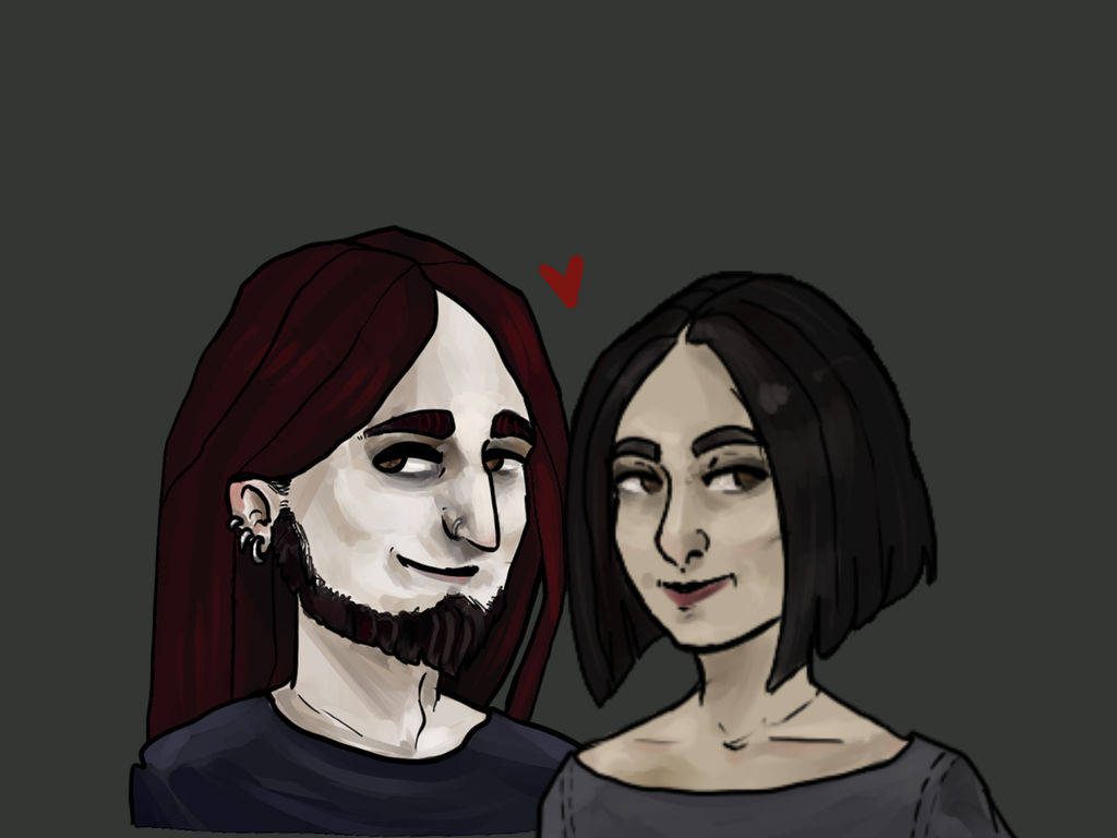two heads by Jadwiga99 on DeviantArt