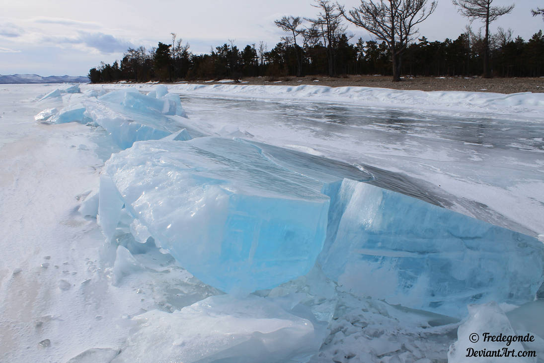 Pressure Ridges on Lake Baikal by Fredegonde on DeviantArt