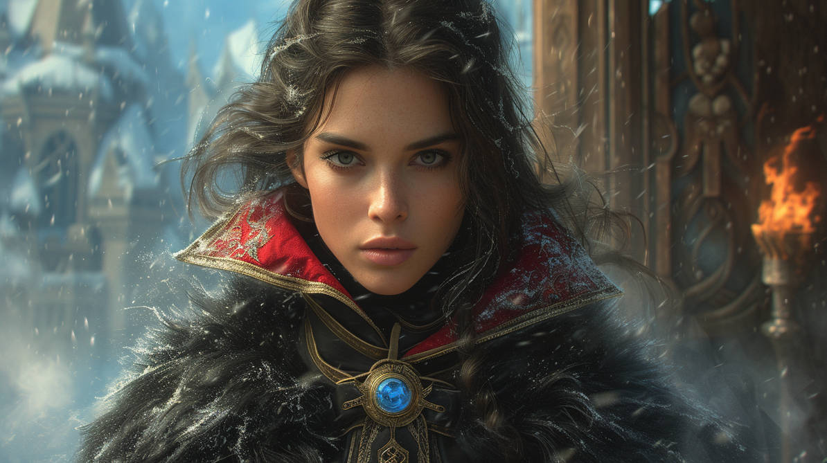 H96ven Female Mage Training In Cold Magic In Mages by silver7ight on ...