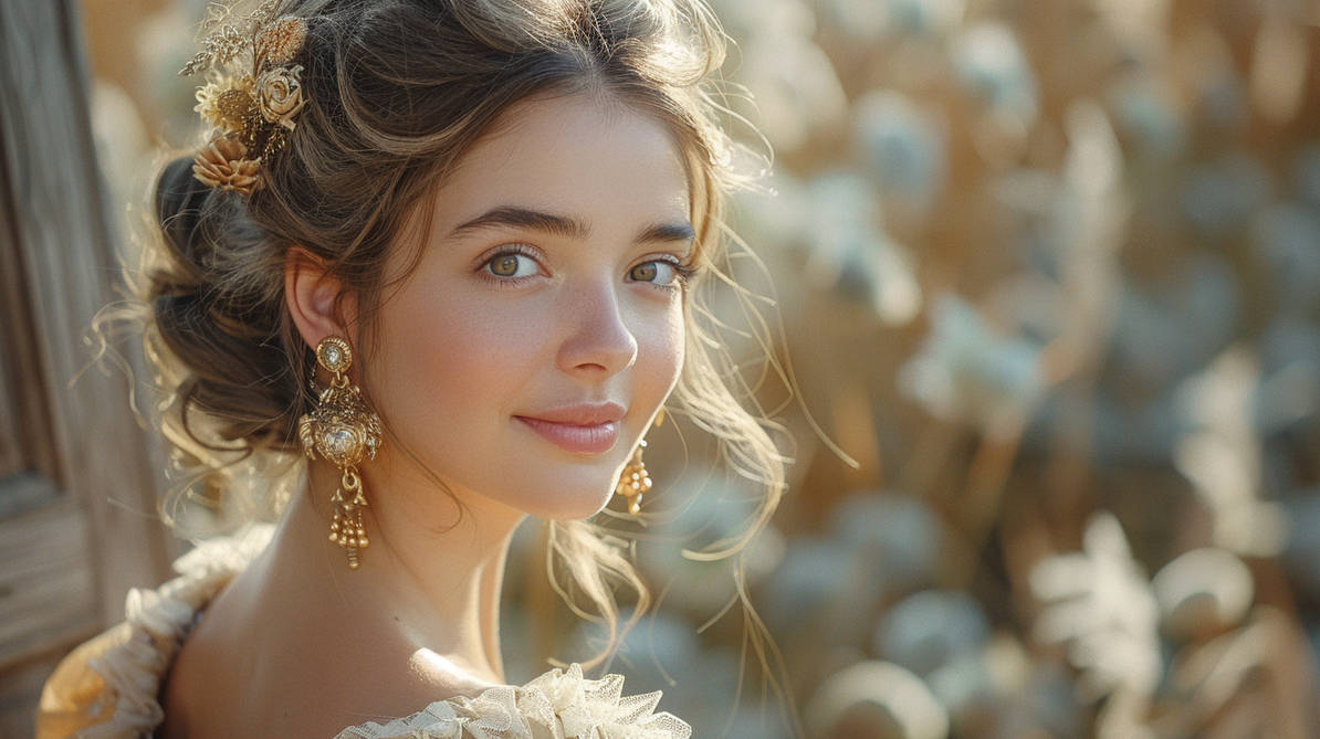 Slightly Less Pretty h96ven Kind pretty woman slightly smiling. Earring by silver7ight on ...