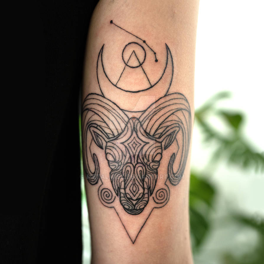 Capricorn Geometrical Tattoo by MetalMiez on DeviantArt