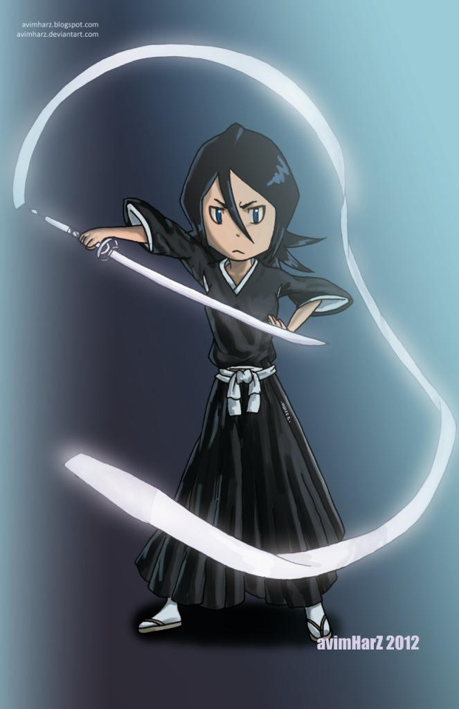 Fanart: Rukia Kuchiki (Chibi) by MharzCreative on DeviantArt
