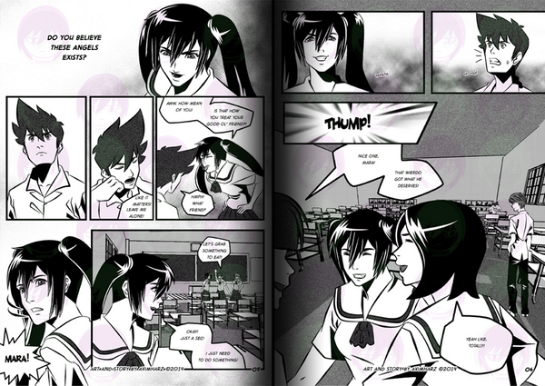The Angel with Black Wings ch1 pg5-6 by avimHarZ