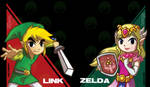 Fanart: Link and Princess Zelda by avimHarZ