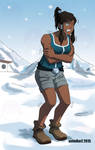 Fanart Commission: Freezing Korra by avimHarZ