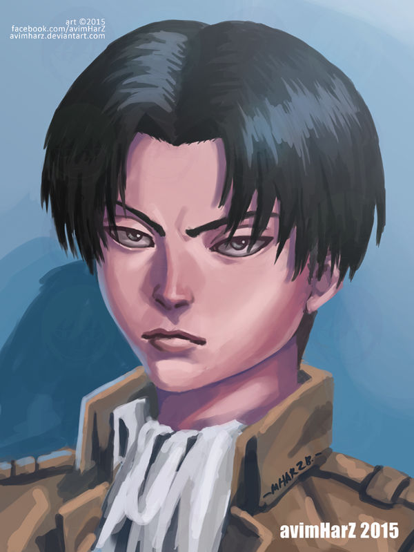 Fanart: Levi portrait by avimHarZ