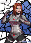 Commission: Black Widow by avimHarZ