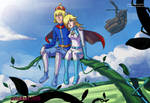 Commission: Rosalina and Helio 3 by avimHarZ