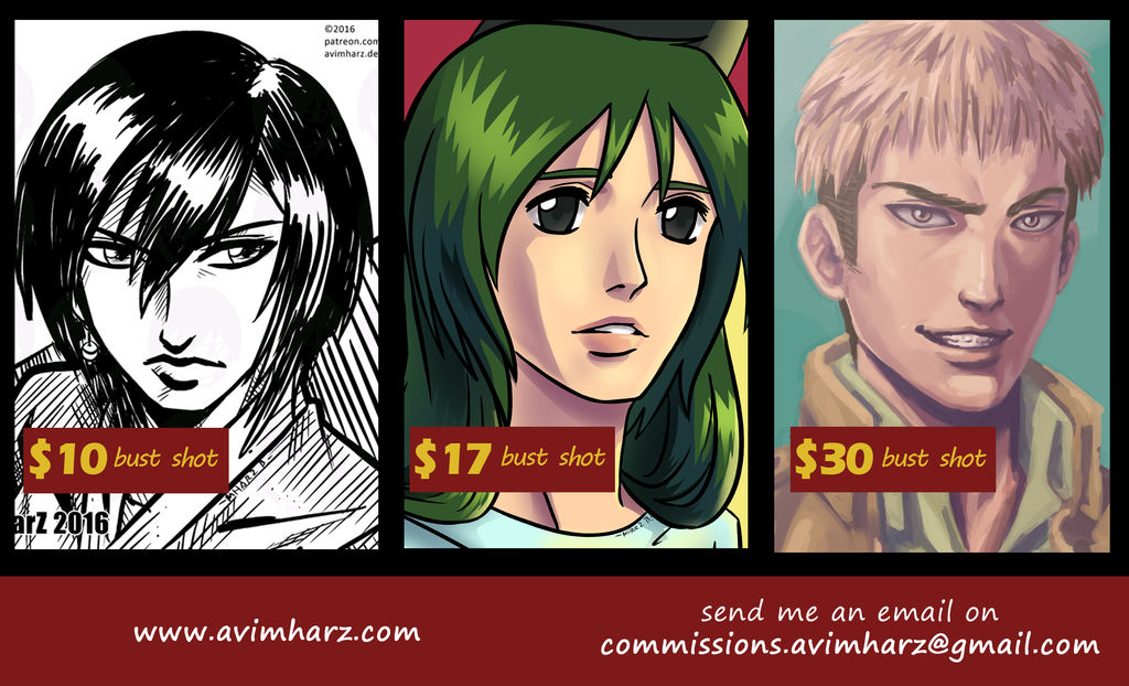 Comm-may-2016-bust by avimHarZ Comm-may-2016-bust by avimHarZ