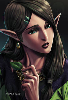 Xeleria, the Wood Elf Bard