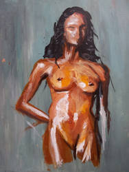 Acrylic figure study by theLateman
