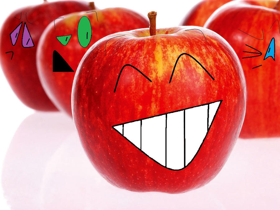 apple in front by thecrazyworldofjack