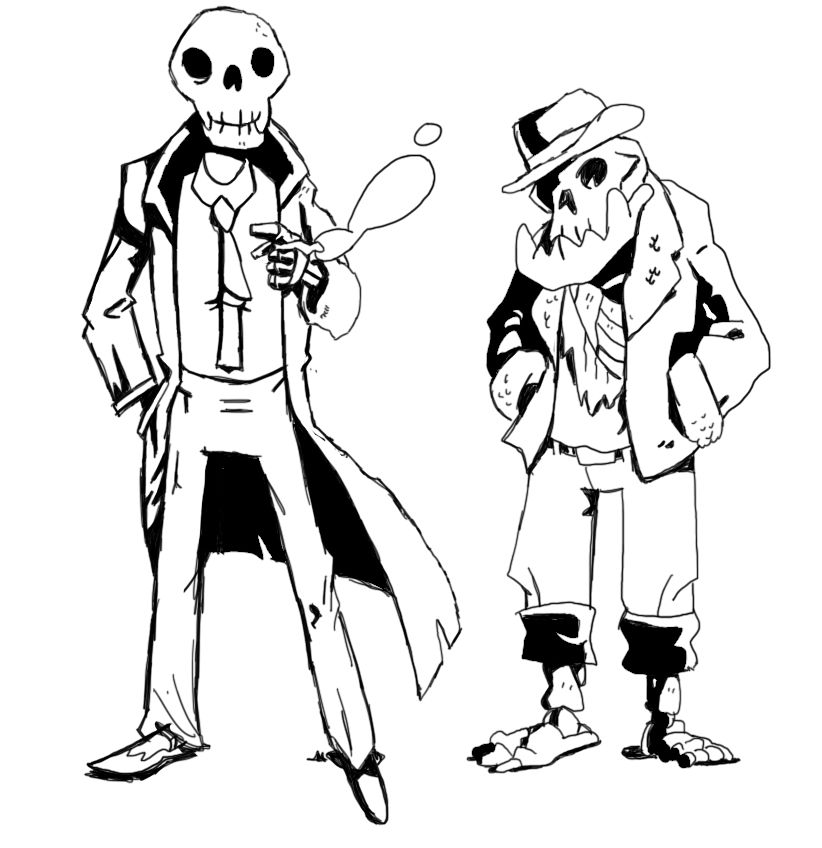 Skeleton Boys by scythepuppet on DeviantArt