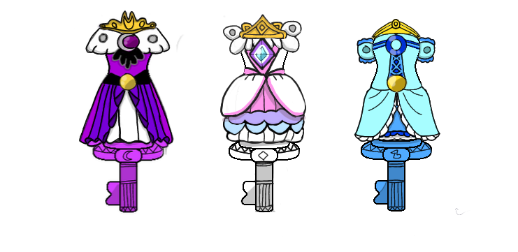 go princess precure dress up keys Toy Miracle Dress-up Key Set "Go! PRINCESS PRECURE" | Toy Hobby