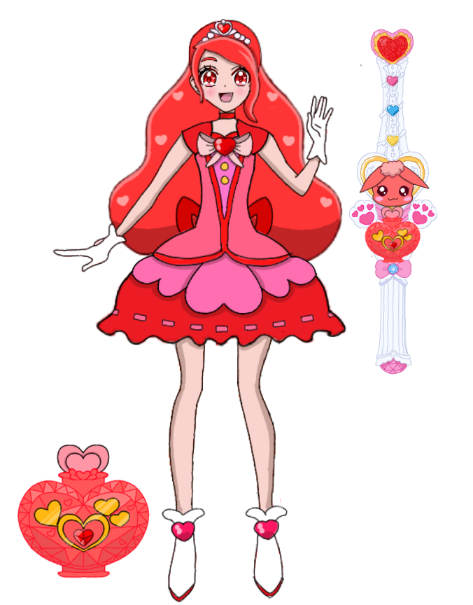 Cure Corazon (Healin Good Precure fan oc) by jaribj on DeviantArt