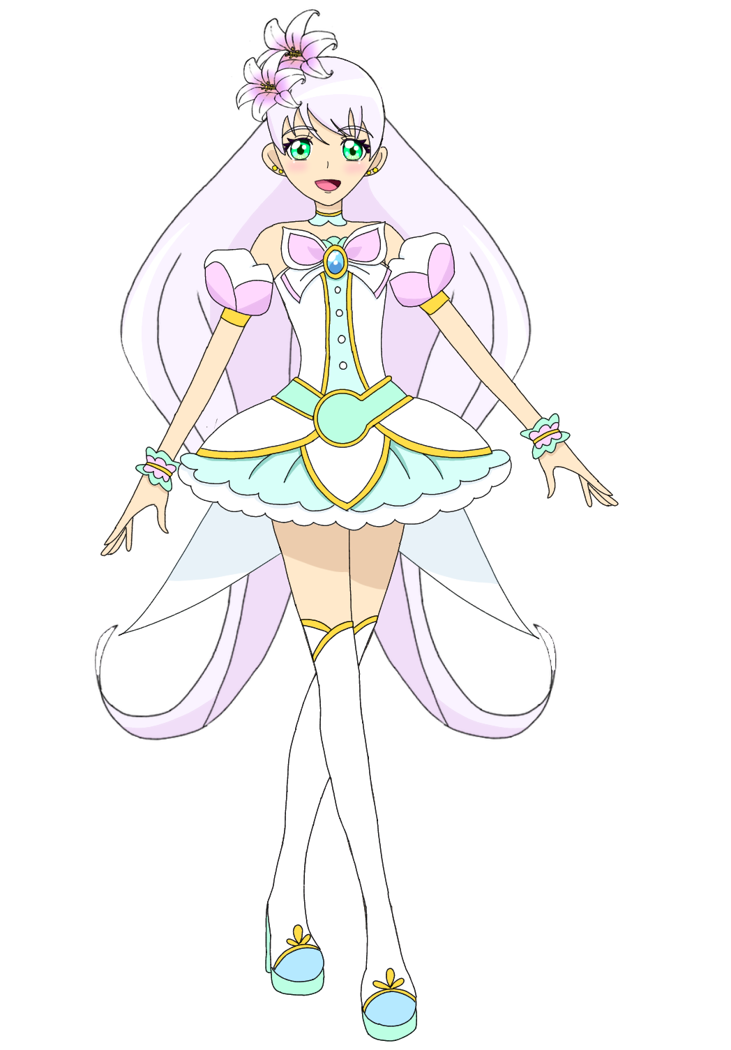 Cure Lily (Fandame precure oc) by jaribj on DeviantArt