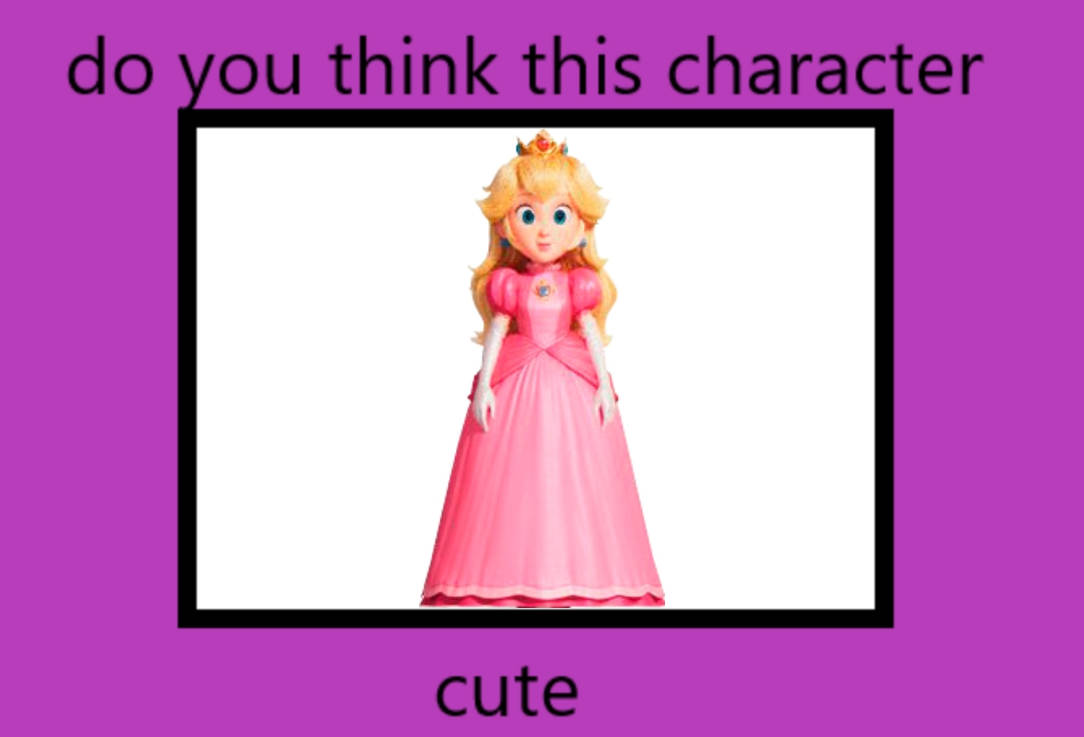 Princess Think Do you think Princess Peach is cute? by JacobLewis1954 on DeviantArt