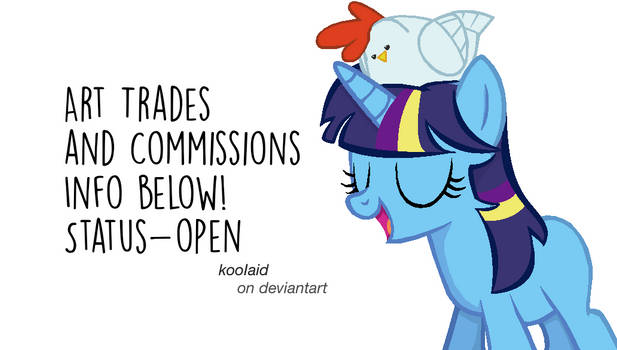 Commissions and Art Trades - OPEN