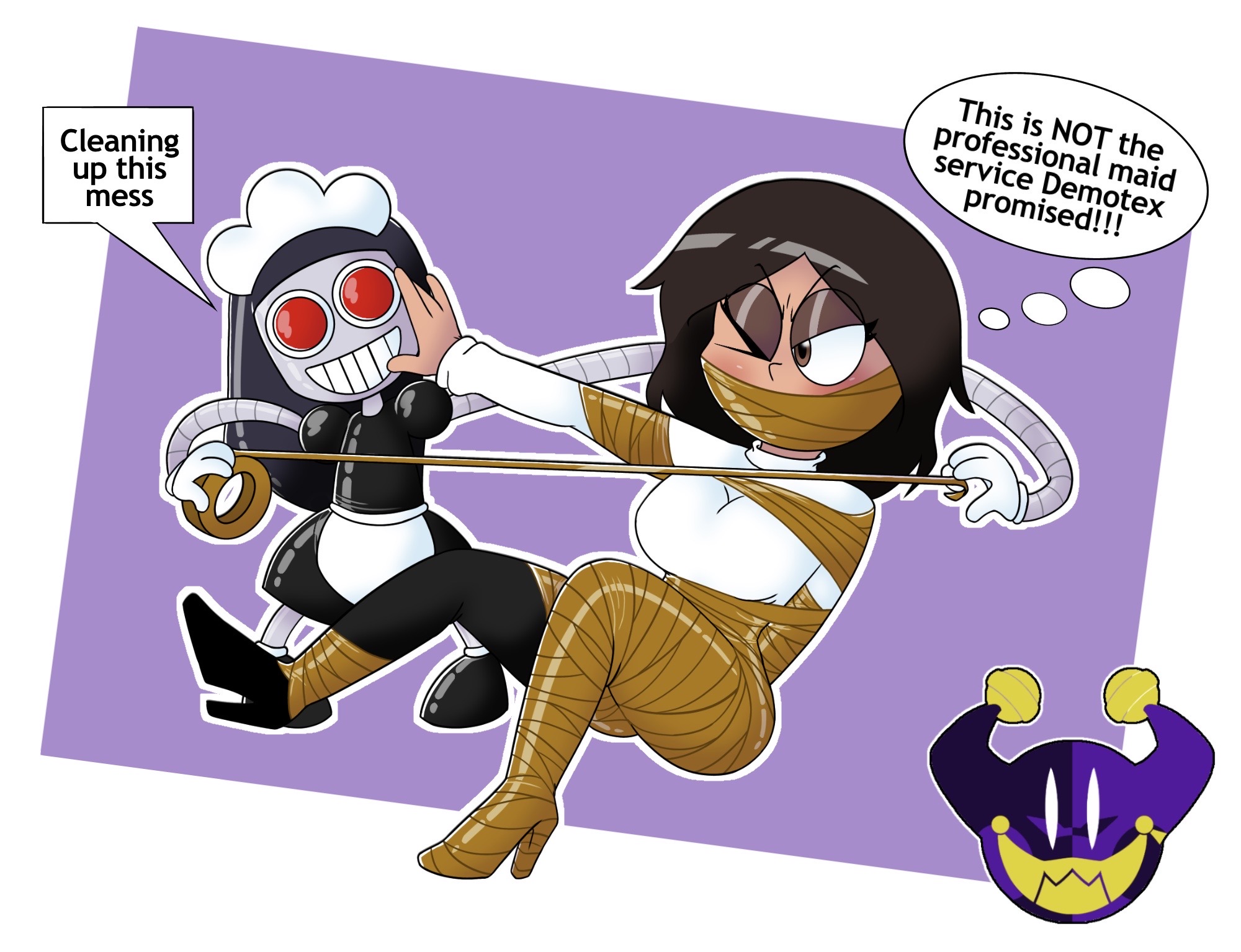 Robo maid and Aranza