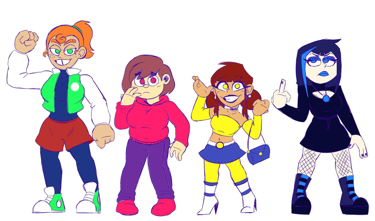 Kinky magical girls - 2 :The girls