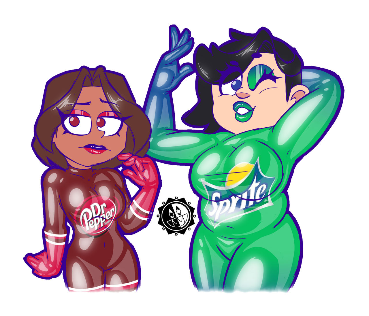 Latex Soda suits