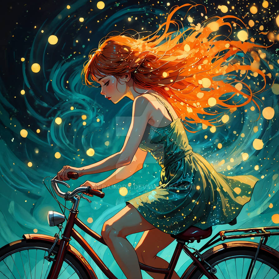 Night Rider Woman Night Rider's Dream by meramora on DeviantArt