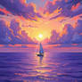 Serene Sunset Sail