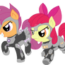 Cutie Mark Crusaders Mech Warriors, yay!