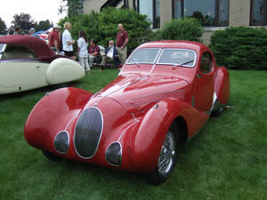 1937 Talbot-Lago T150C SS Teardrop Coupe Front