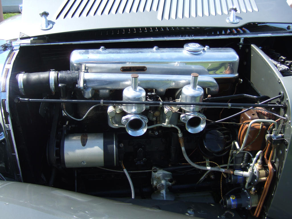 1938 SS Jaguar 100 Engine