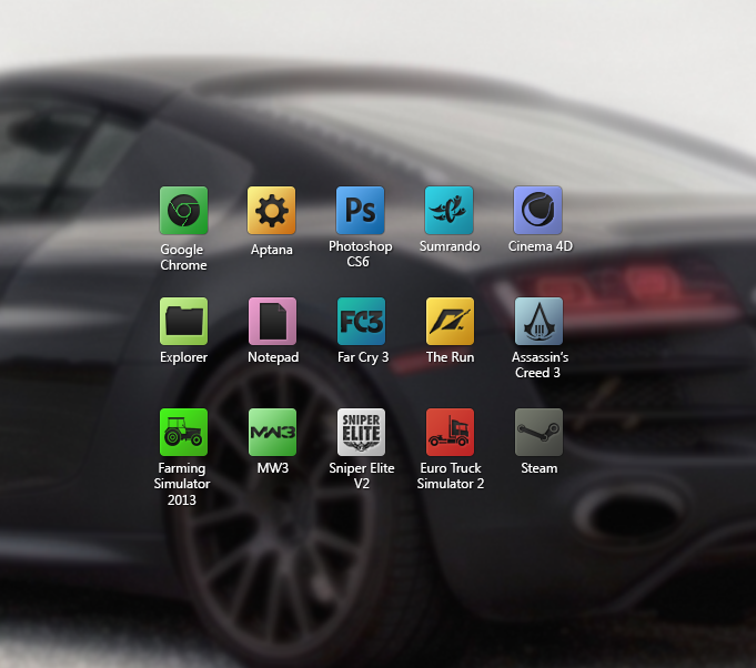 Desktop icons by dj-hacker